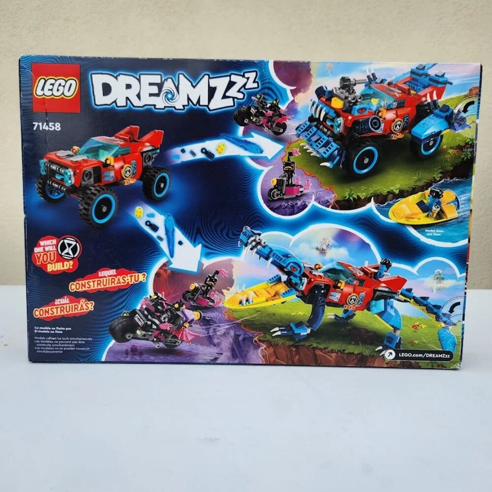 NEW LEGO DREAMZzz Crocodile Off-Road Car Truck Boat 71458 Minifigures 494 Pieces - Picture 5 of 16